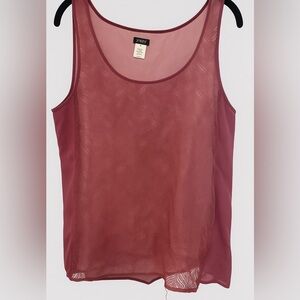 Elegant Rose Sleeveless Top